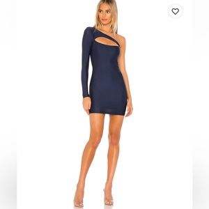 Erika Cut out dress navy